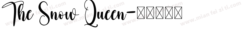 The Snow Queen字体转换